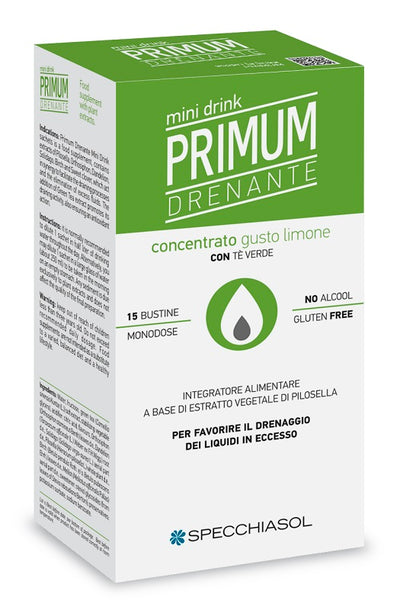 Primum Drenante Minidrink Limone 15 Stick Da 10 Ml
