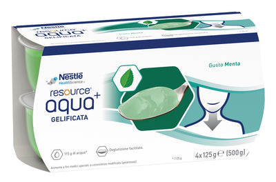 Resource Aqua Acqua Gelificata+Mint Cup 6 4X125 G