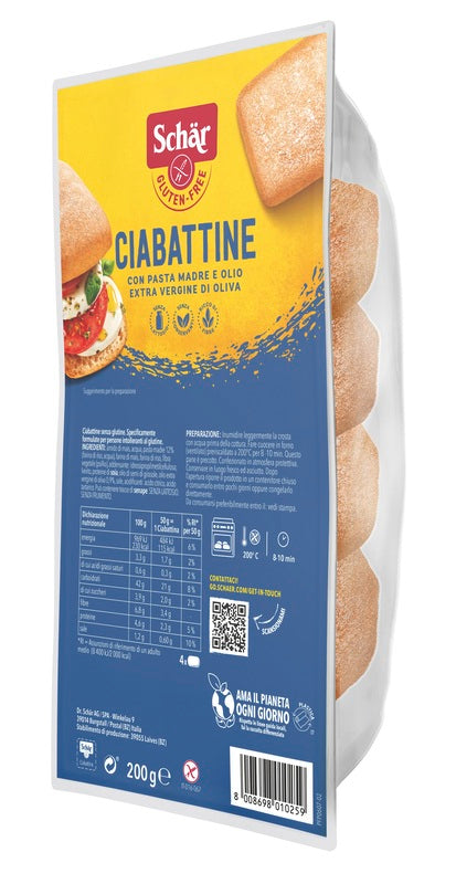 Schar Ciabattina Pane 200 G