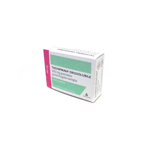 Tachipirina Orosolubile 12 Bustine 500mg Gusto Fragola/Vaniglia