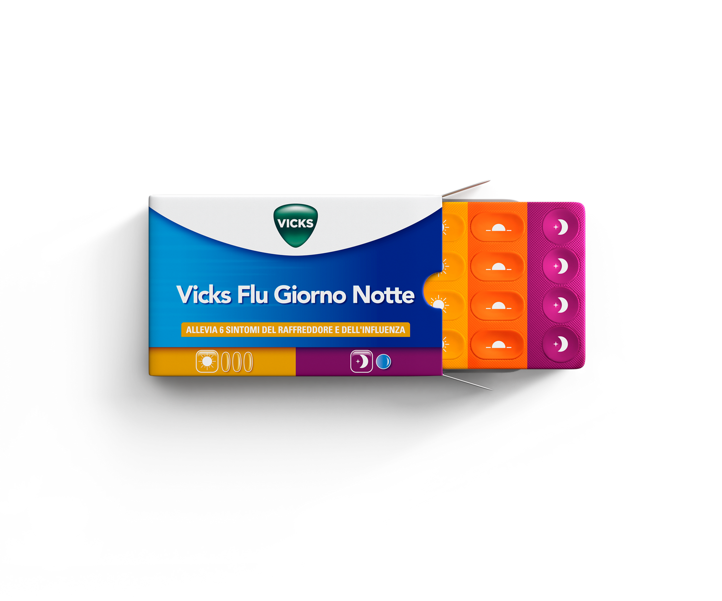 VICKS FLU GIORNO NOTTE COMPRESSE RIVESTITE CON FILM