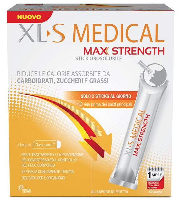 Xls Medical Max Strength 60 Stick Orosolubili - Xls Medical Max Strength 60 Stick Orosolubili