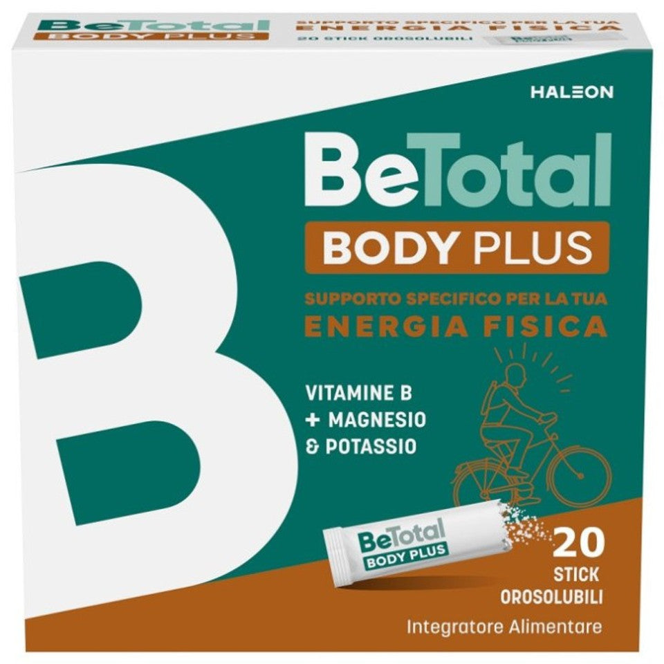 Betotal - Energy Boom Integratore Vitamina C Gusto Arancia Confezione 20 Stick Orosolubili