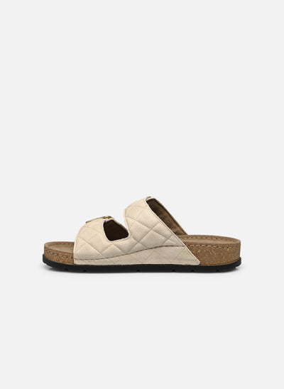 CALZATURA BORA 2 STRAPS SYNTHETIC IVORY 39