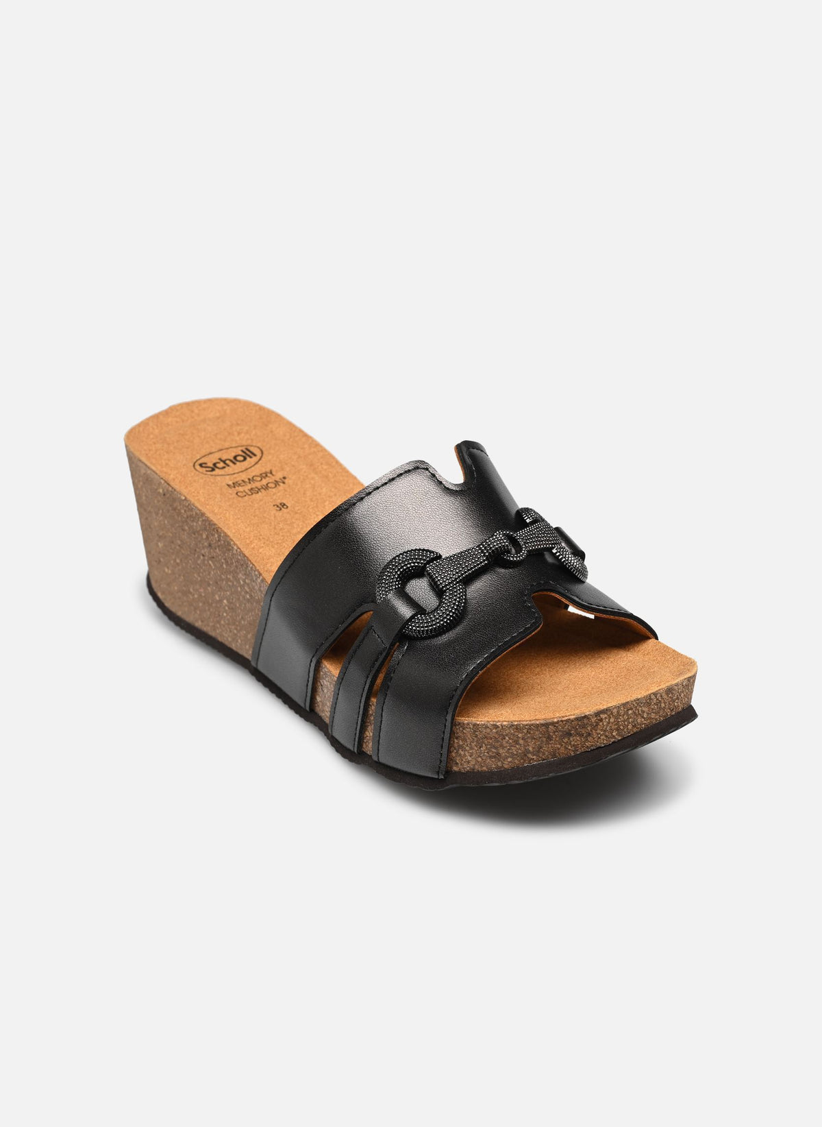 CALZATURA CAMOGLI LAMINATED SYNTHETIC W BLACK 39