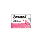 BENAGOL*24 pastiglie 0,6 mg + 1,2 mg Fragola Senza Zucchero