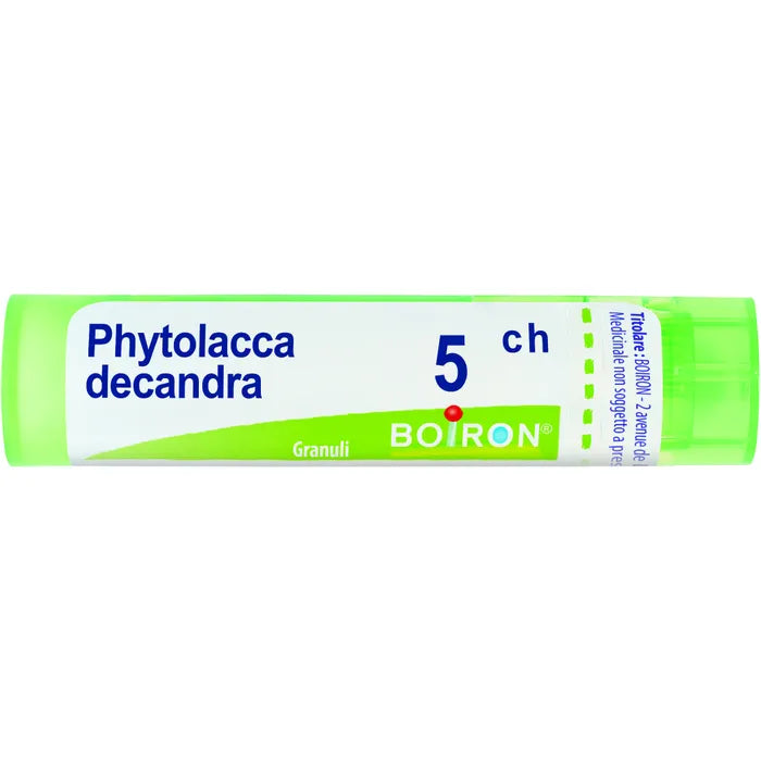 PHYTOLACCA DECANDRA (BOIRON)*80 granuli 5 CH contenitore multidose