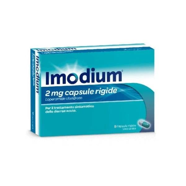 IMODIUM Diarrea Occasionale Acuta 2 mg 8 Capsule Rigide
