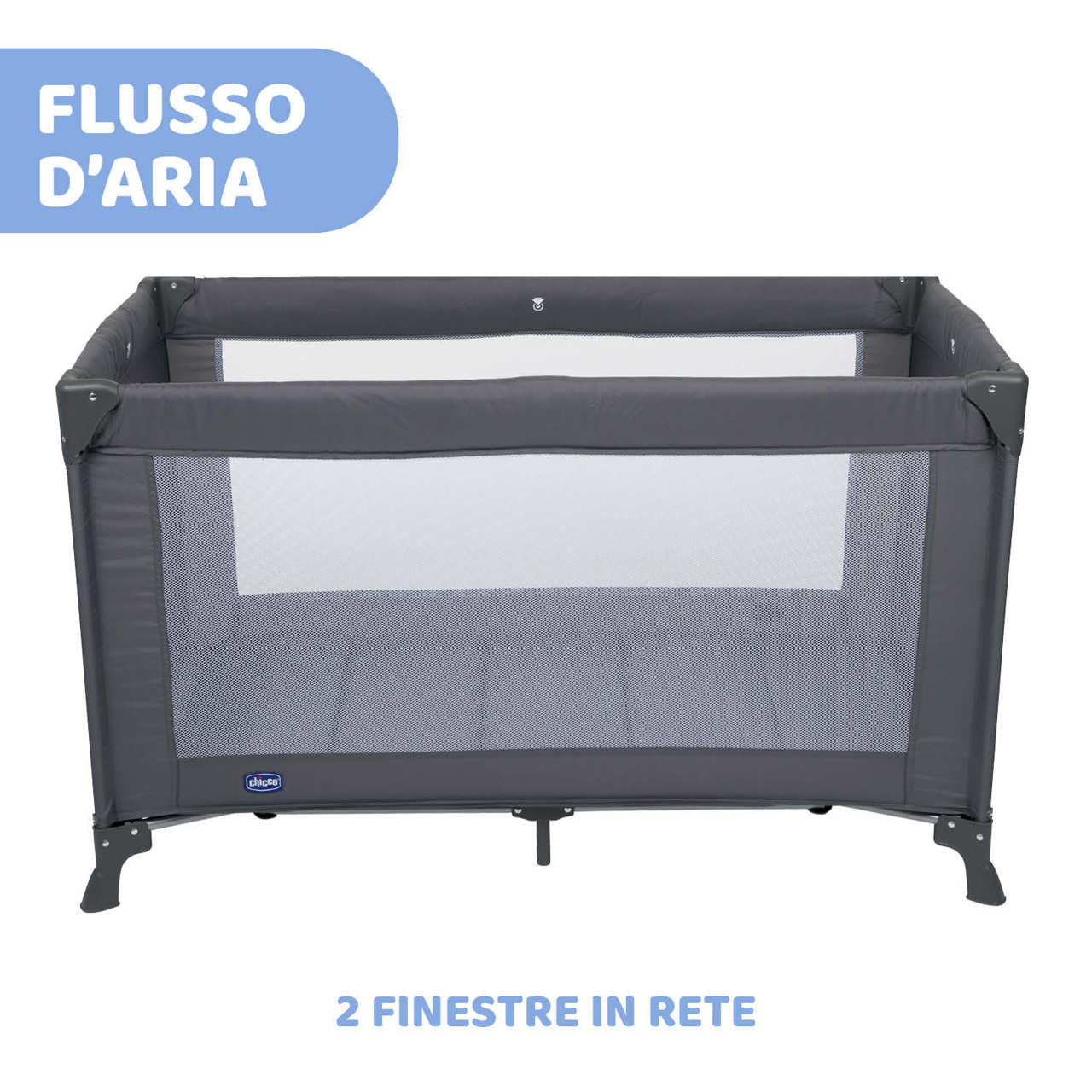 Chicco Lettino Goodnight Dark Grey