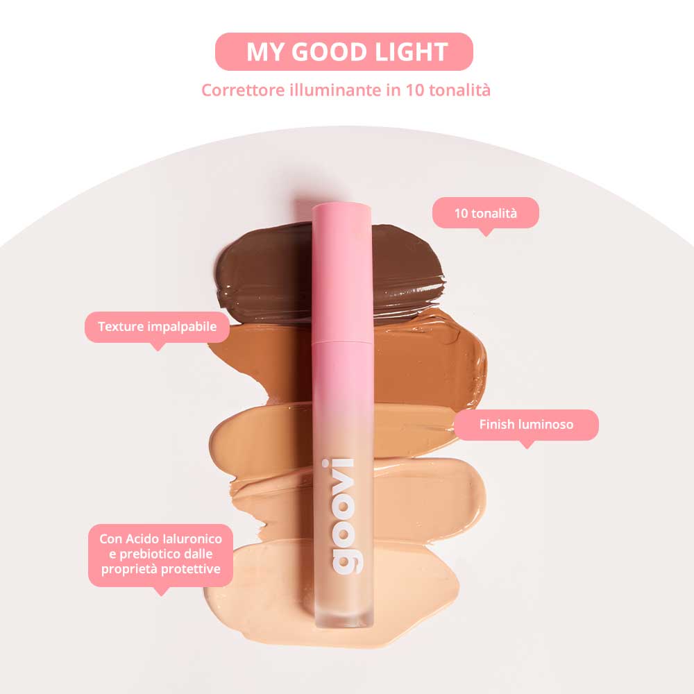 GOOVI correttore illuminante 04 SUNNY PEACH my good light