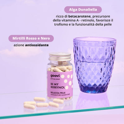 Goovi bellezza pelle Be My Berrynol 60 cps vegetali