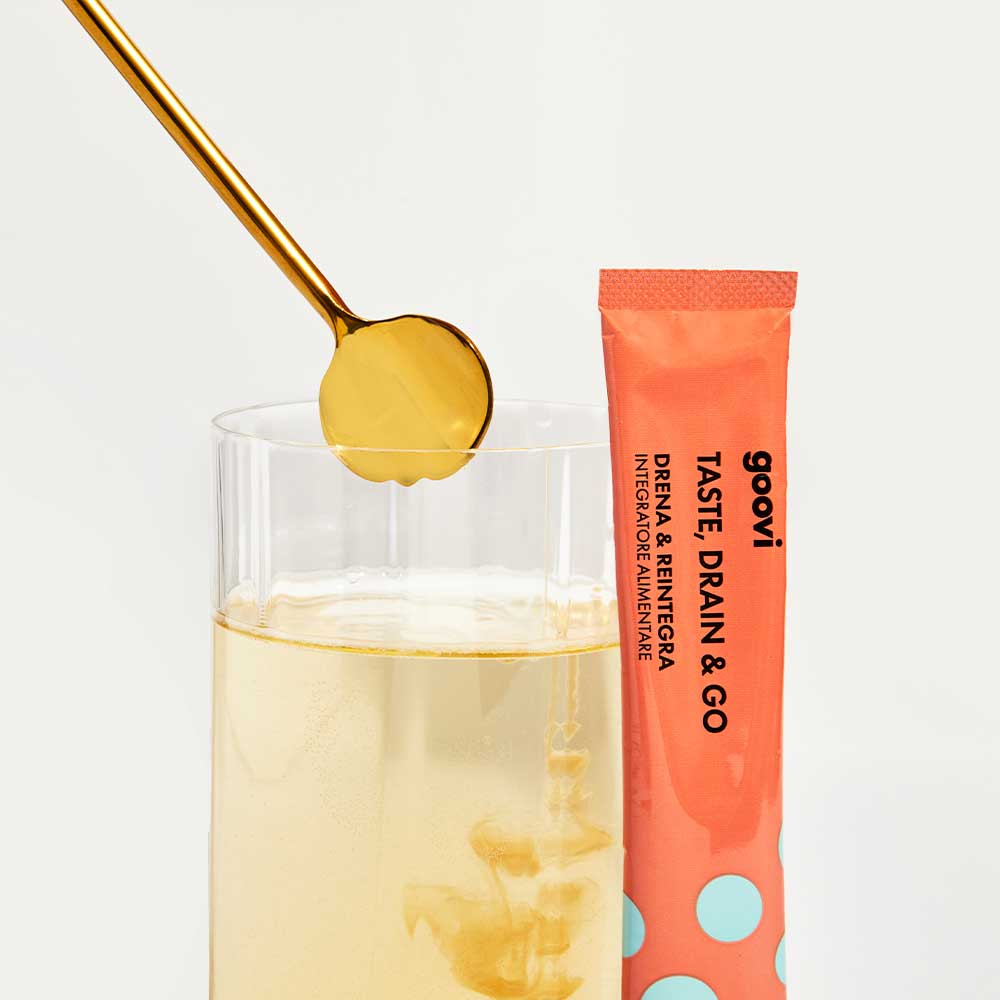 Goovi Drenante Cranberry & Mandarino Taste, Drain & Go - 24 stick da 20 ml