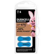 Duracell Easy Tab Batterie Per Apparecchio Acustico 675 Blu