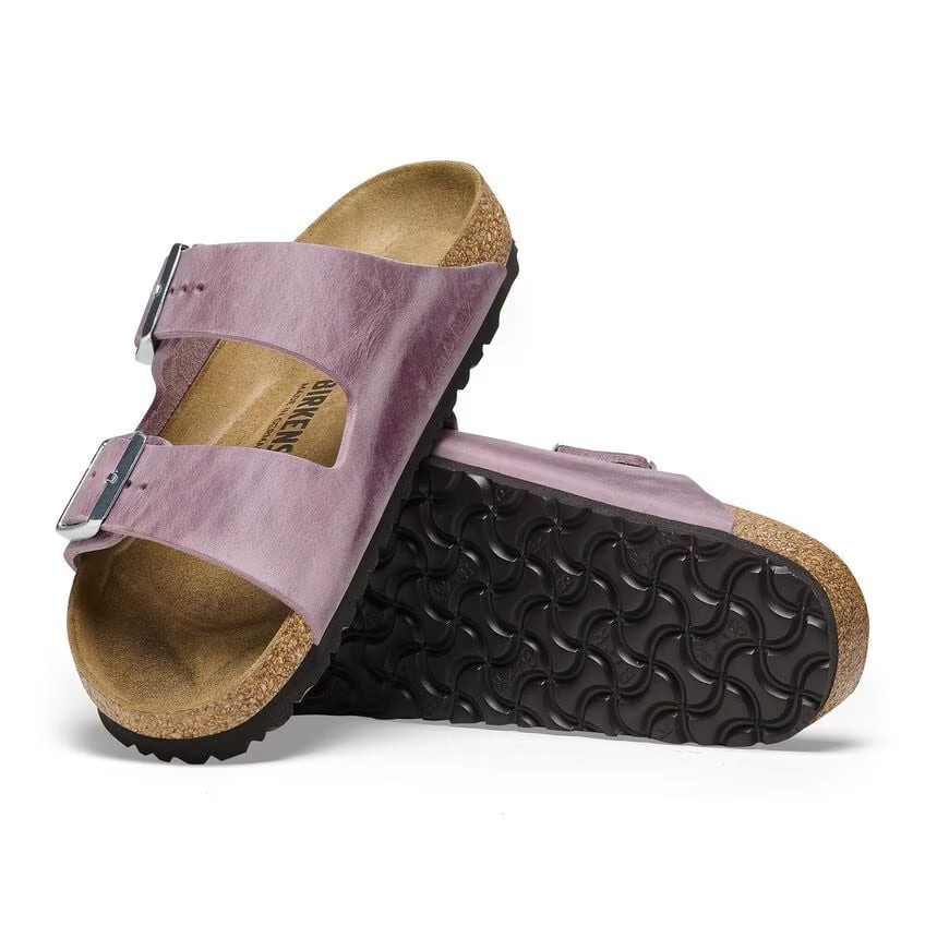 Birkenstock Arizona Lavender Oiled Leather N.40 - Narrow Fit (Calzata stretta)