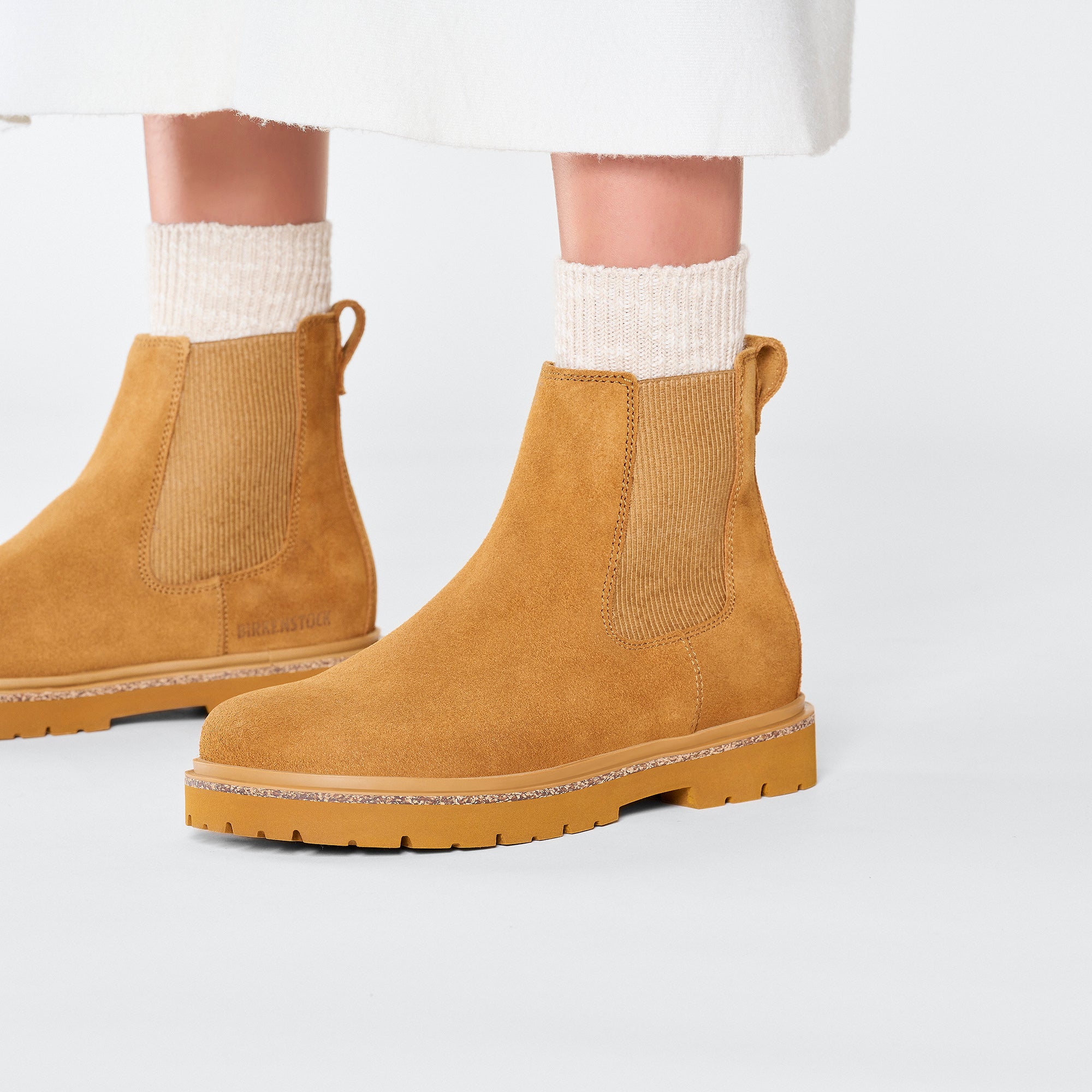 Birkenstock Highwood Slip On Women - Pelle Scamosciata Mink - N.41