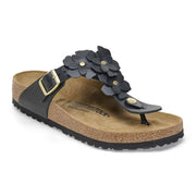 Birkenstock Gizeh Flowers Black Natural Leather - Pelle naturale - N.39 - Regular Fit ( Calzata Naturale)