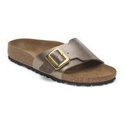 Birkenstock Catalina Cushion Buckle Birko-Flor - Graceful Taupe - N.39 - Narrow Fit (Calzata Stretta)