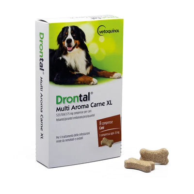 Drontal Multi Aroma Carne Xl 8 Cpr Cani Xl