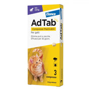 AdTab 3 Compresse Masticabili 12 mg - Per Gatti da 0,5 a 2 kg