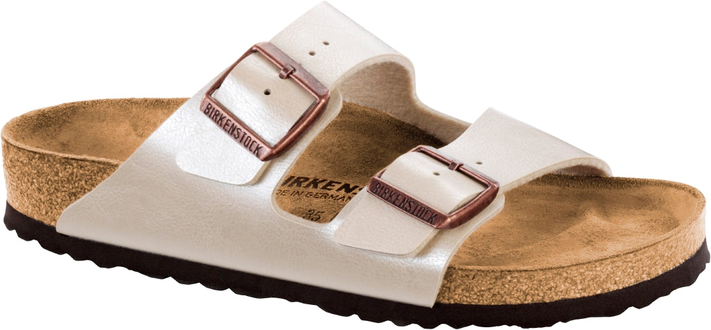 Birkenstock Arizona graceful pearl white, Birko Flor Bi-classic N.39 - Narrow Fit ( calzata stretta) - Birkenstock Arizona graceful pearl white, Birko Flor Bi-classic N.39 - Narrow Fit ( calzata stretta)