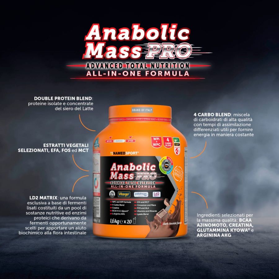 Anabolic Mass Pro 1600 G - Named Sport - Anabolic Mass Pro 1600 G - Named Sport