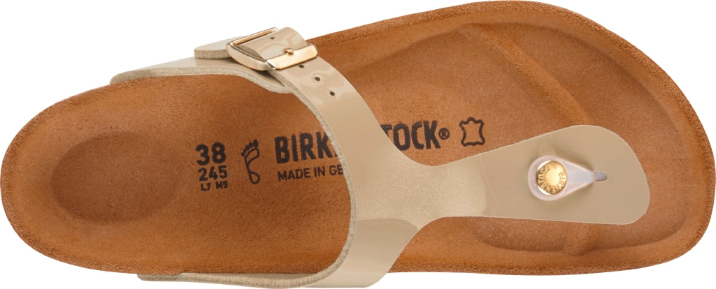 Birkenstock Gizeh Sand Birko Flor Patent N.37 Regular Fit (Calzata normale)