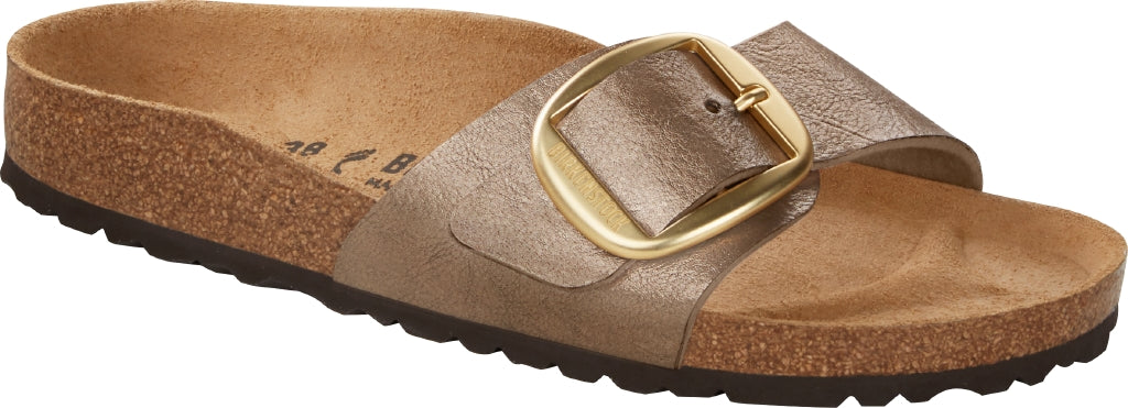 Birkenstock Classic Madrid Big Buckle graceful taupe, Birko Flor n.40  Calzata stretta