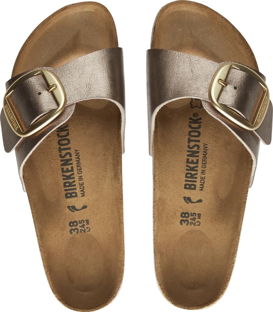 Birkenstock Classic Madrid Big Buckle graceful taupe, Birko Flor n.40  Calzata stretta