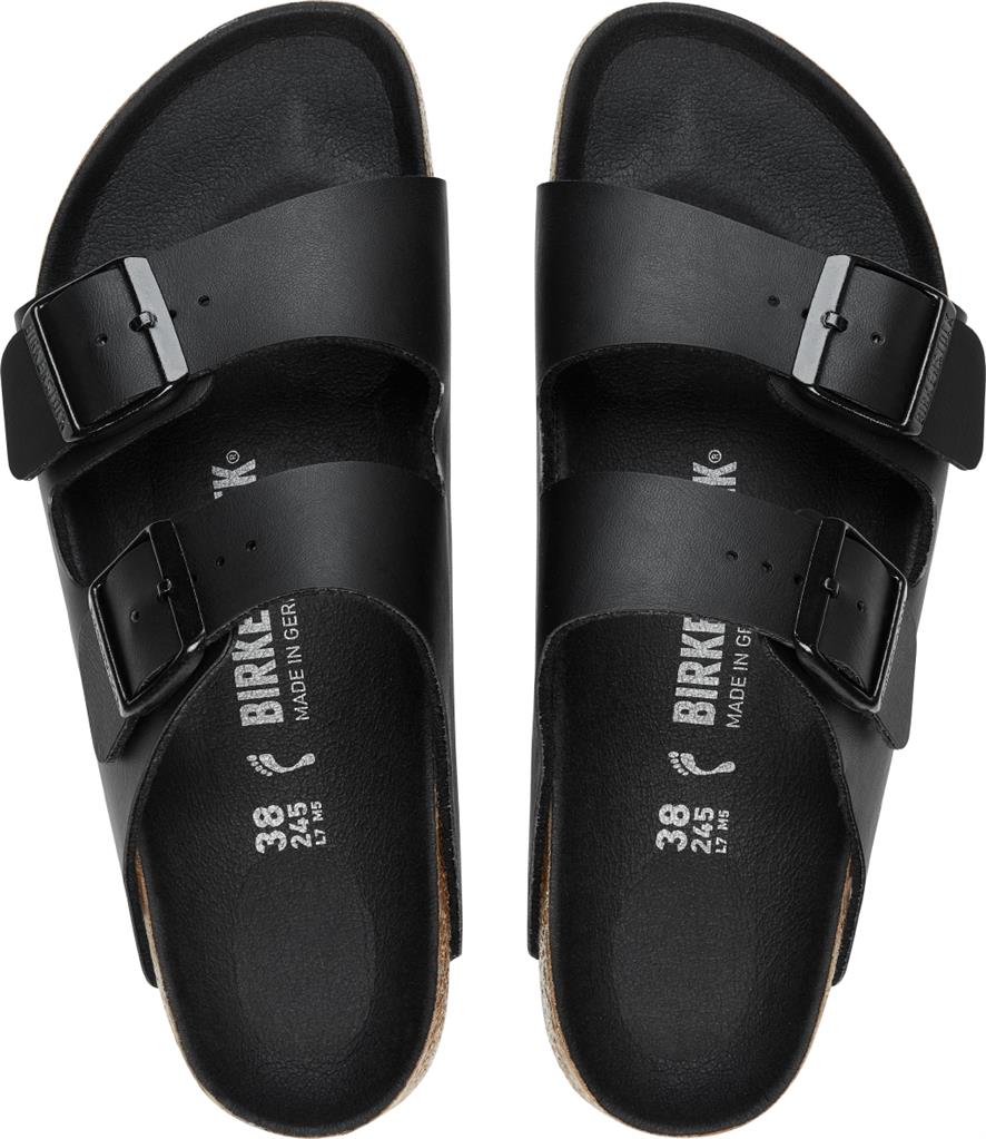 Birkenstock Arizona Triples Black Birko Flor - N.39 - Narrow Fit ( Calzata Stretta)