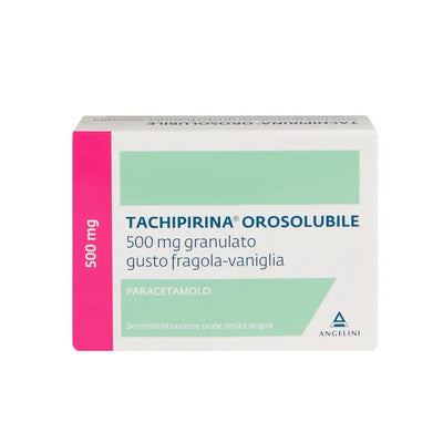 Tachipirina Orosolubile 12 Bustine 500mg Gusto Fragola/Vaniglia