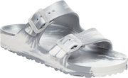 Birkenstock Arizona Eva Metallic Silver Multi N.39 - Narrow Fit (Calzata Stretta)