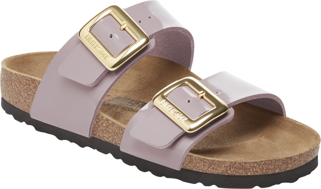 Birkenstock Sydney CB Faded Purple Birko Flor Patent  N.39 - Narrow Fit (calzata stretta)