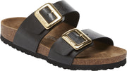 Birkenstock Sydney CB graceful licorice Birko Flor N.38 - Narrow Fit (Calzata stretta)