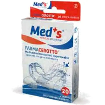 Cerotto Meds Strips Polietilene Ipoallergenico Medio 20 Pezzi - Cerotto Meds Strips Polietilene Ipoallergenico Medio 20 Pezzi