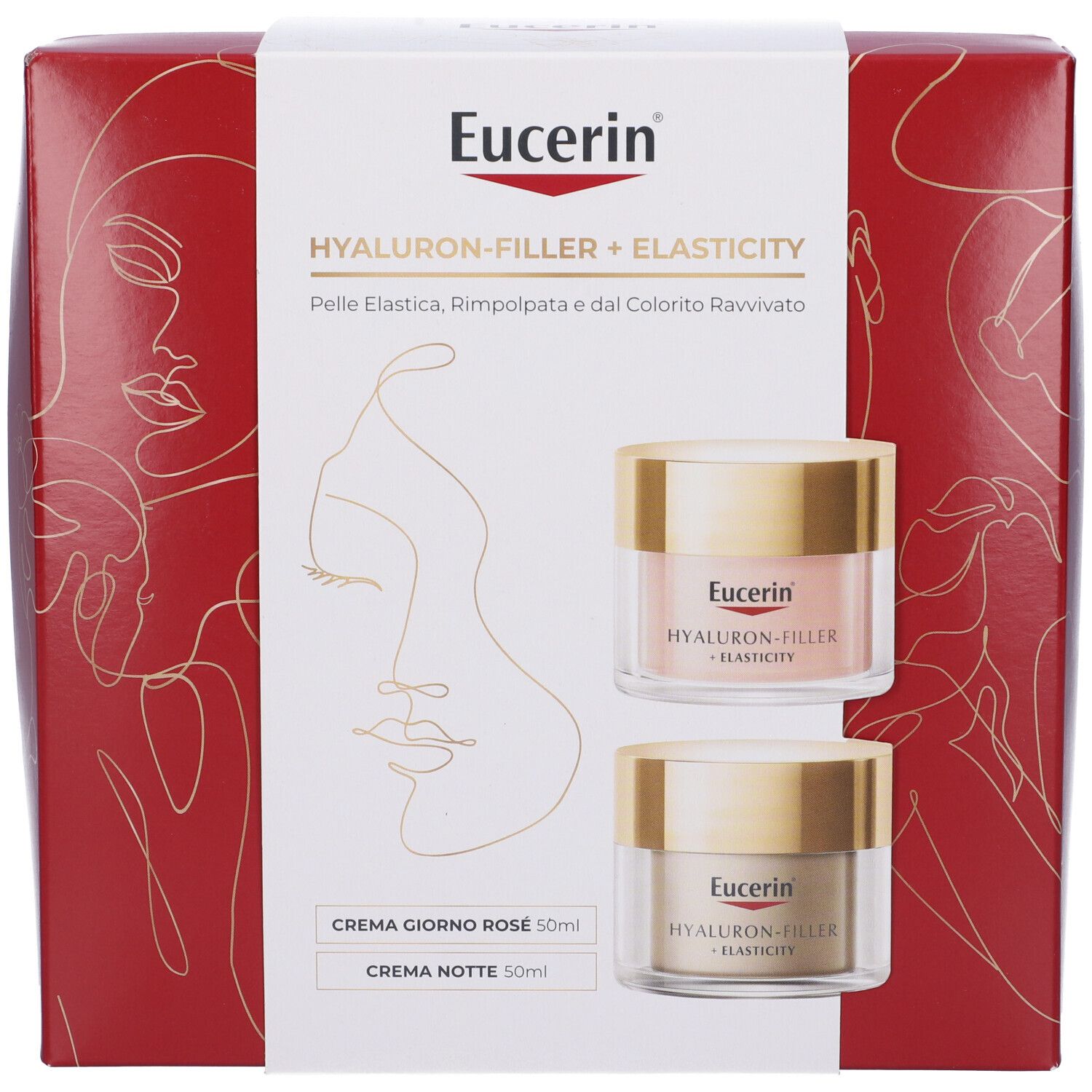 Eucerin Set Hyaluron-Filler Crema Giorno Rosé SPF30 + Crema Notte - Eucerin Set Hyaluron-Filler Crema Giorno Rosé SPF30 + Crema Notte