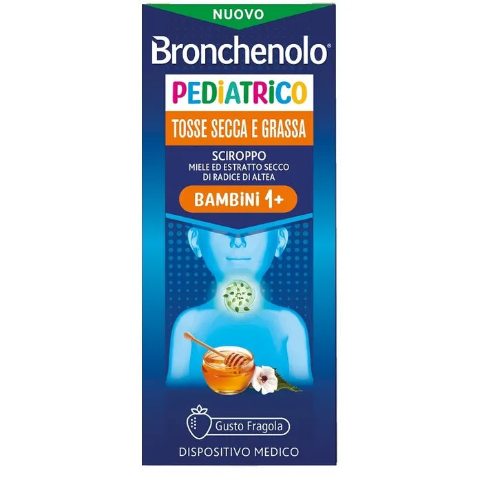 Bronchenolo Pediatrico Bambini 1+ Tosse Secca E Grassa 120ml - Bronchenolo Pediatrico Bambini 1+ Tosse Secca E Grassa 120ml