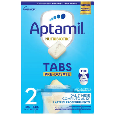 Aptamil Nutribiotik 2 Tabs Pre-Dosate Latte Di Proseguimento 6M+ 21 Tabs