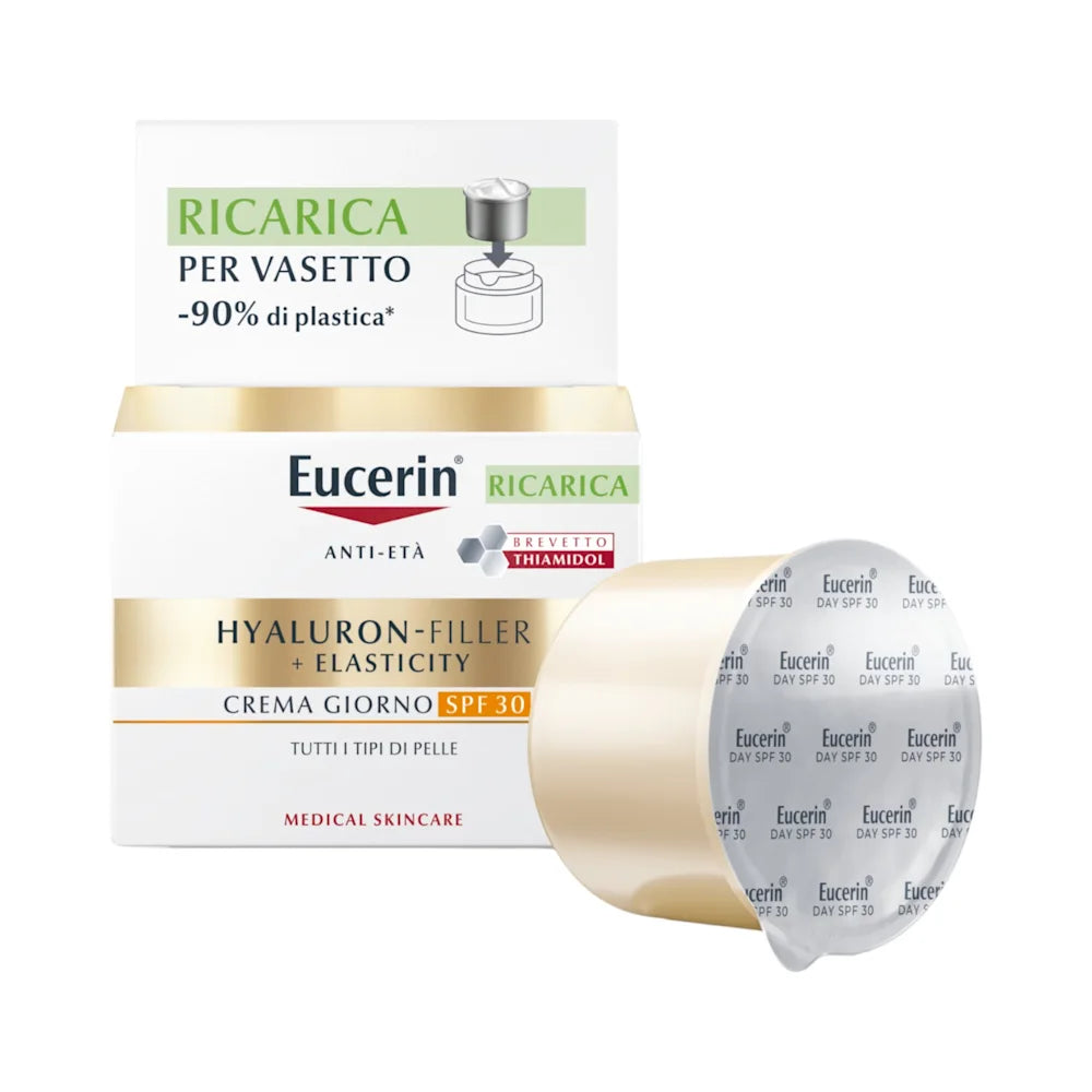 Eucerin Hyaluron-filler + Elasticity Crema Giorno Ricarica Spf30 50ml - Eucerin Hyaluron-filler + Elasticity Crema Giorno Ricarica Spf30 50ml