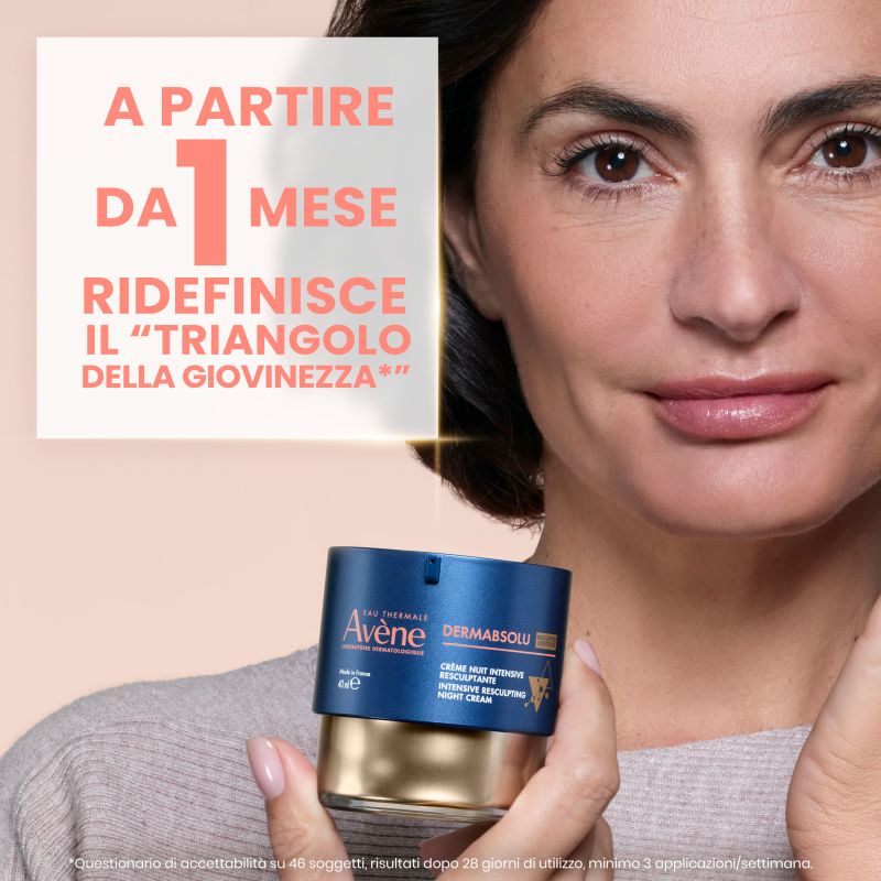 Eau Thermale Avene Dermabsolu Crema Notte Intensiva Rimodellante Anti-Età 40 ml