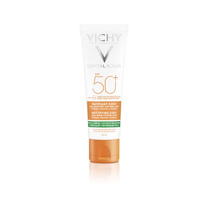 Vichy Capital Soleil Solare Crema Viso Anti Acne Purificante 50+SPF 50 ml - Vichy Capital Soleil Solare Crema Viso Anti Acne Purificante 50+SPF 50 ml