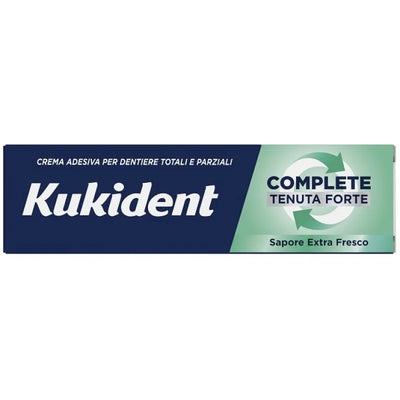 Kukident Complete Sapore Extra Fresco 47G Crema Adesiva per Dentiere