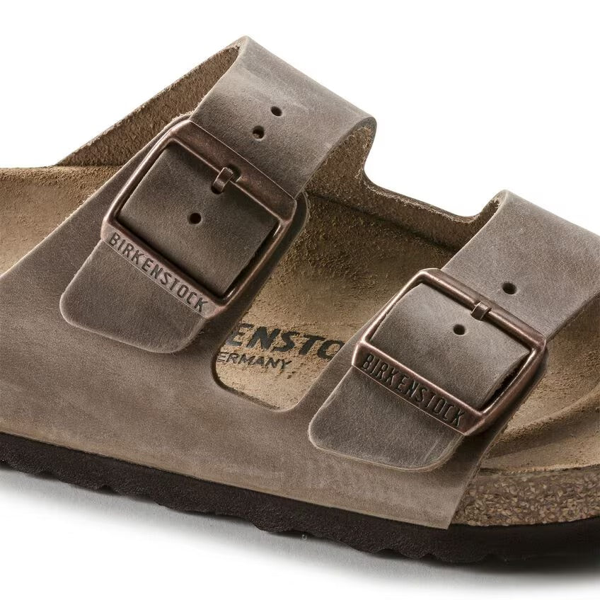 Birkenstock Arizona Tabacco Brown Oiled Leather N.40 Narrow Fit ( calzata stretta)