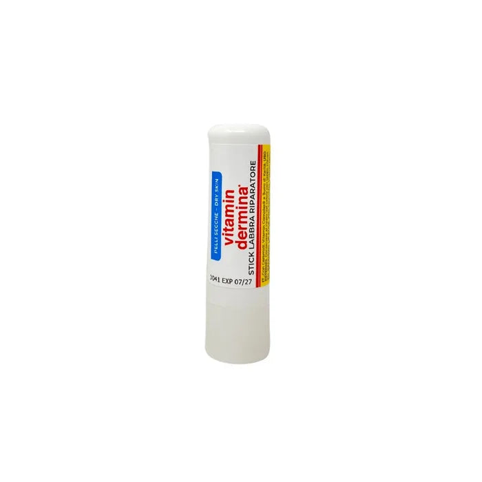 Vitamindermina Stick Labbra Riparatore per Pelli Secche, 4.5ml - Vitamindermina Stick Labbra Riparatore per Pelli Secche, 4.5ml