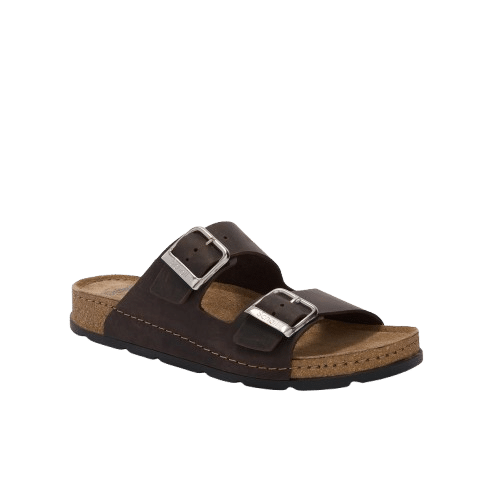 BORA 2 BUCKLES MAN LEAOIL M DARK BROWN 42