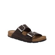 BORA 2 BUCKLES MAN LEAOIL M DARK BROWN 45