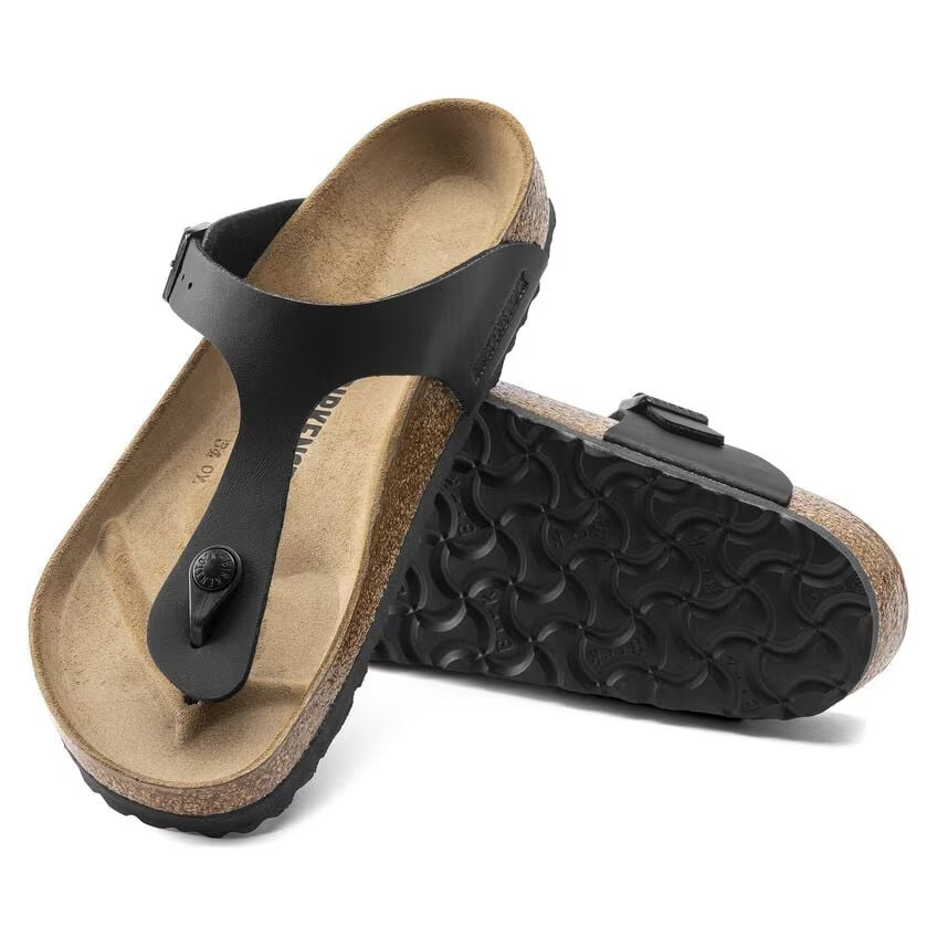 Birkenstock Gizeh Black Birko Flor N.40 - Regular Fit ( Calzata Normale)