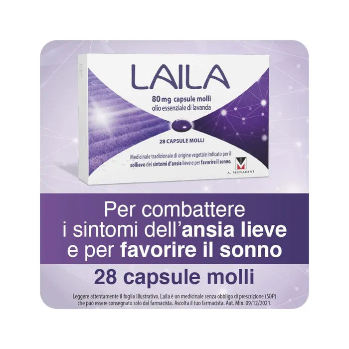 Laila Per Ansia Lieve 28 Capsule Molli