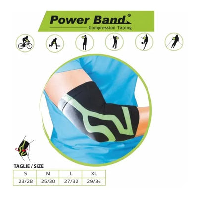 Orione Gomitiera Con Taping Integrato Power Band Nero L