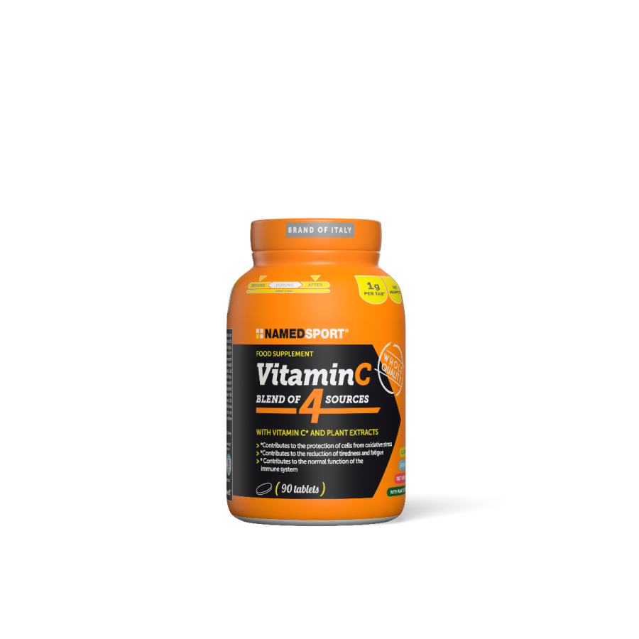 NamedSport - Vitamin C Blend of 4 Sources - 90cpr - Vitamina C in compresse