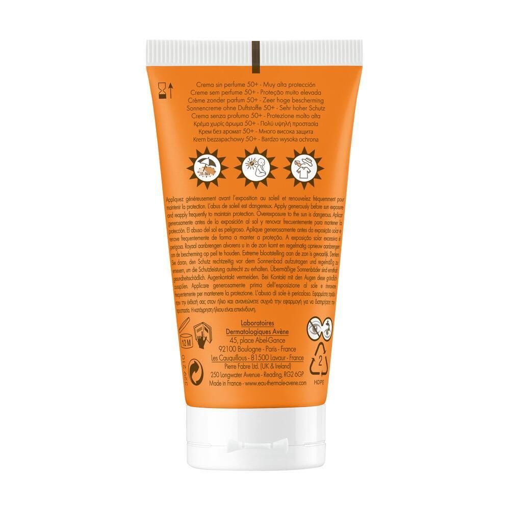 Eau Thermale Avène Sol Crema SPF 50+ Colorata 50 ml